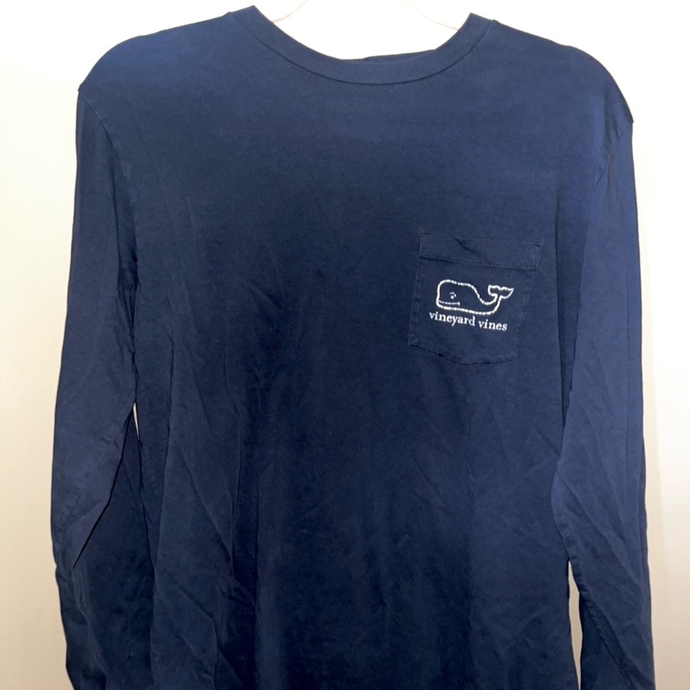 Vineyard Vines woman’s Deep Blue Long Sleeve Tee